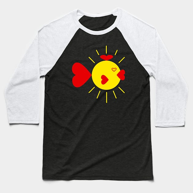 Gold Fish 2 Baseball T-Shirt by Heart-Sun